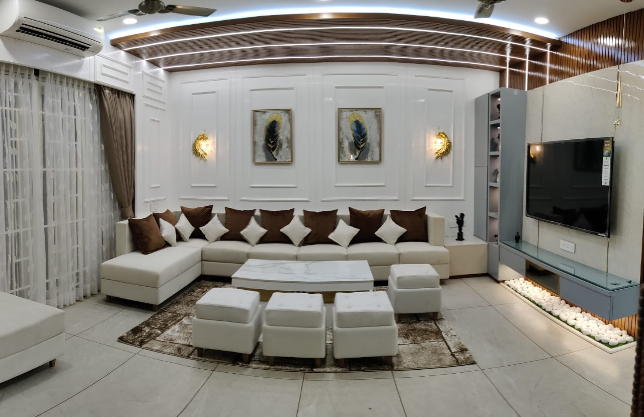 Best Interior Designer for Luxury Drawing Room in Indore